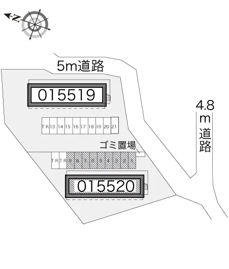 ★手数料０円★町田市常盤町　月極駐車場（LP）